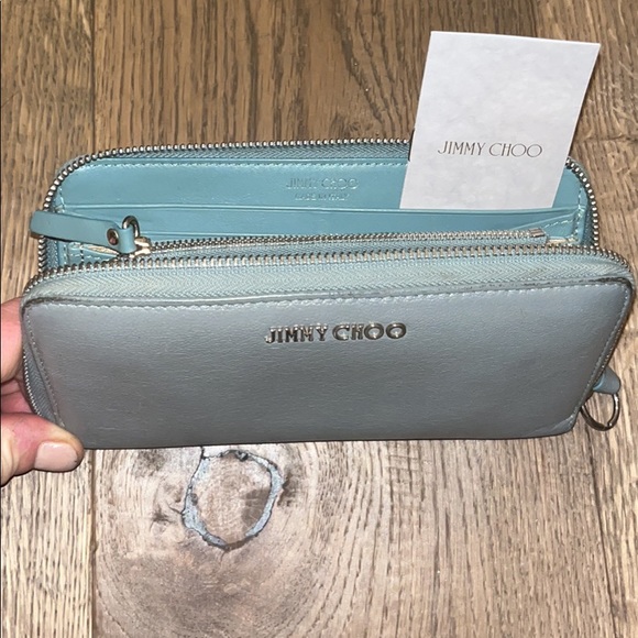 Sage Green Jimmy Choo Wallet Medium - Picture 2 of 3